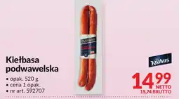 Makro Kiełbasa podwawelska Kralius oferta
