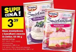 Twój Market Masa śmietankowa z kawałkami owoców Dr.Oetker oferta