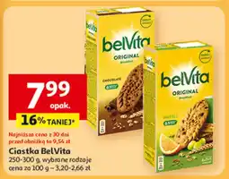 Auchan Ciastka BelVita, wybrane rodzaje oferta