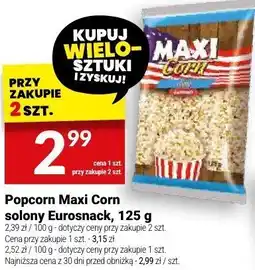 Twój Market Popcorn Maxi Corn solony Eurosnack oferta