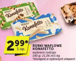 ABC Rurki waflowe Konafetto wybrane rodzaje Roshen oferta