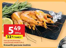 Auchan Krewetki parzone średnie Auchan oferta