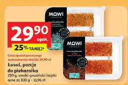 Auchan Łosoś porcje do piekarnika Mowi oferta