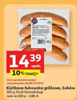 Auchan Kiełbasa łukowska grillowa Łuków oferta