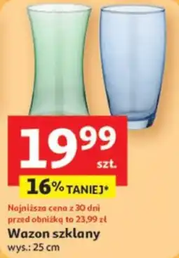 Auchan Wazon szklany wys.: 25 cm oferta
