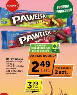 ABC Baton Wedel Pawełek gruszka, wiśnia E.Wedel oferta