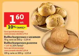 Auchan Pieczywo bułka burgerowa pszenna Auchan oferta