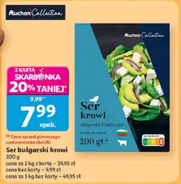 Auchan Ser bułgarski krowi Auchan Collection oferta