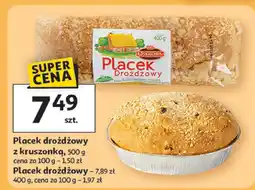 Auchan Placek drożdżowy z kruszonką Auchan oferta