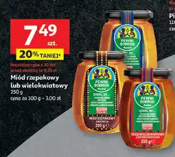 Auchan Miód rzepakowy lub wielokwiatowy Auchan oferta