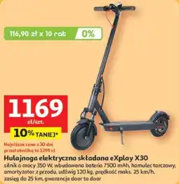 Auchan Hulajnoga elektryczna składana eXplay X30 oferta