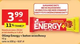 Auchan Olimp Energy + baton orzechowy oferta
