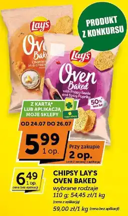Euro Sklep Chipsy Lay's Oven Baked wybrane rodzaje oferta