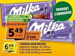 ABC Czekolada Milka wybrane rodzaje oferta