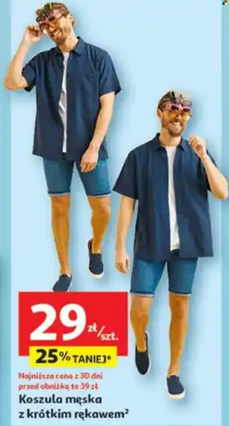 Auchan Koszula męska z krótkim rękawem oferta