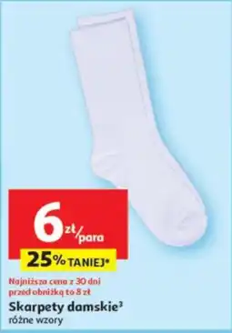 Auchan Skarpety damskie oferta