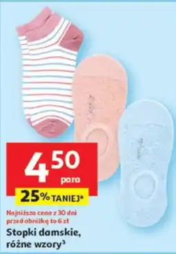 Auchan Stopki damskie, różne wzory oferta