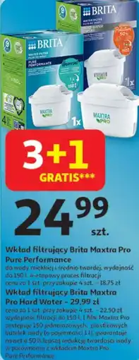 Auchan Wkład filtrujący brita maxtra pro pure performance/Wkład filtrujący Brita Maxtra Pro Hard Water oferta