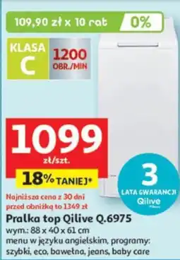 Auchan Pralka top Qilive Q.6975 oferta
