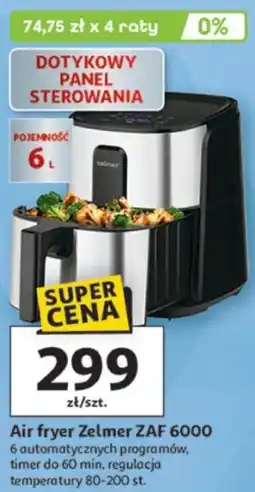 Auchan Air fryer Zelmer ZAF 6000 oferta