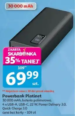 Auchan Powerbank Platinet oferta