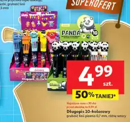 Auchan Długopis 10-kolorowy oferta