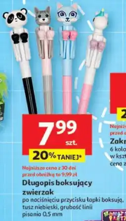 Auchan Długopis boksujący zwierzak oferta