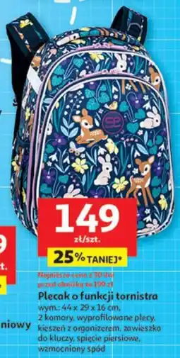 Auchan Plecak o funkcji tornistra oferta