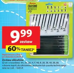Auchan Zestaw ołówków oferta