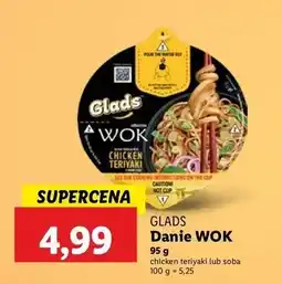 Lidl Danie wok soba Glads oferta