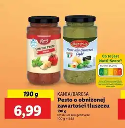Lidl Sos na bazie bazylii Baresa oferta