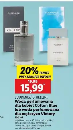 Lidl Woda perfumowana G.bellini Victory oferta