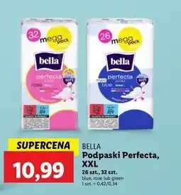Lidl Podpaski maxi Bella Perfecta Ultra Blue oferta