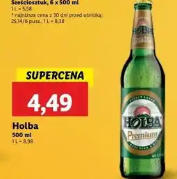 Lidl Piwo Holba Premium oferta