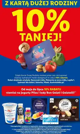 Lidl Sandwicz śmietankowy Gelatelli oferta