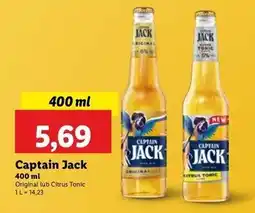 Lidl Piwo Captain Jack Citrus Tonic oferta