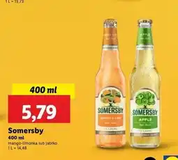 Lidl Piwo Somersby Apple oferta