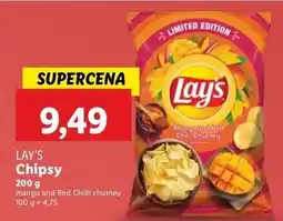Lidl Chipsy mango and red chilli chutney Lay's oferta