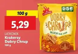 Lidl Paluchy pełne ziaren sezamu lnu i chia Lajkonik Dobry Chrup oferta