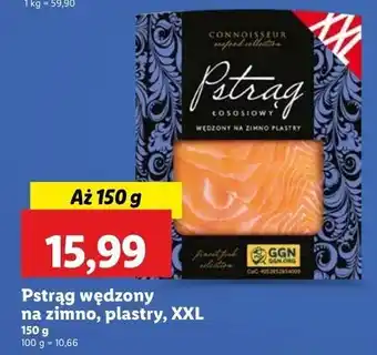 Lidl Pstrąg wędzony na zimno w plastrach Connoisseur oferta