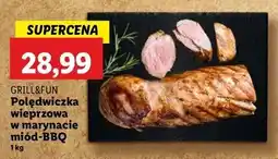 Lidl Polędwiczka wieprzowa miód bbq Grill And Fun oferta