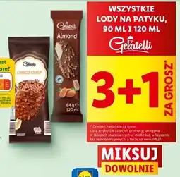 Lidl Lody almond Gelatelli oferta