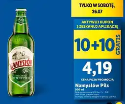 Lidl Piwo Namysłów Pils oferta