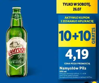 Lidl Piwo Namysłów Pils oferta