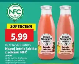 Lidl Sok letnie jabłko z cytryną i miętą Bracia Sadownicy oferta