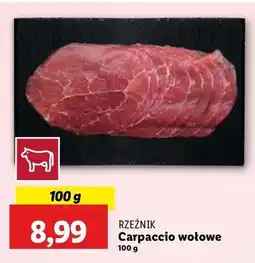 Lidl Carpaccio wołowe Rzeźnik Codzienna Dostawa oferta