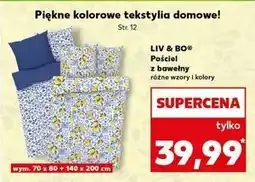Kaufland Pościel z bawełny renforce sanfor 140 x 200 + 2x 70 80 cm Liv & Bo oferta