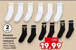 Kaufland Skarpety z neonowym motywem 35-46 oferta