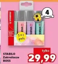 Kaufland Zakreslacze boss pastelowe Stabilo oferta