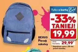 Kaufland Plecak Rexus oferta